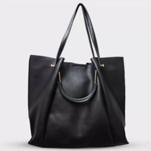 NWT Sondra Roberts Squared Tote Bag Purse Black